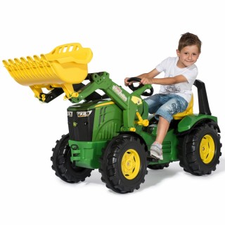 Minamas traktorius su kaušu - vaikams nuo 3 iki 10 metų | X-Trac Premium | Rolly Toys 651047